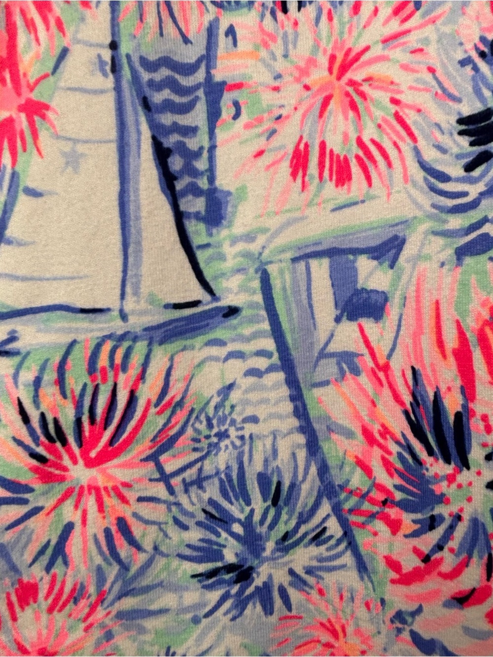NWOT Lilly Pulitzer Larsen Shift Dress in Sea to Shining Sea Print Size XL - Picture 10 of 12